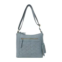 Bueno of California Woven Crossbody Bag