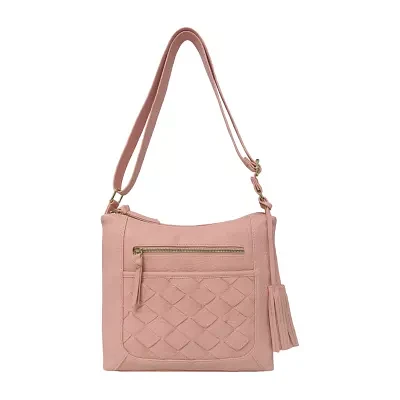 Bueno of California Woven Crossbody Bag