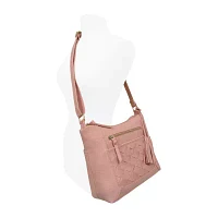 Bueno of California Woven Crossbody Bag