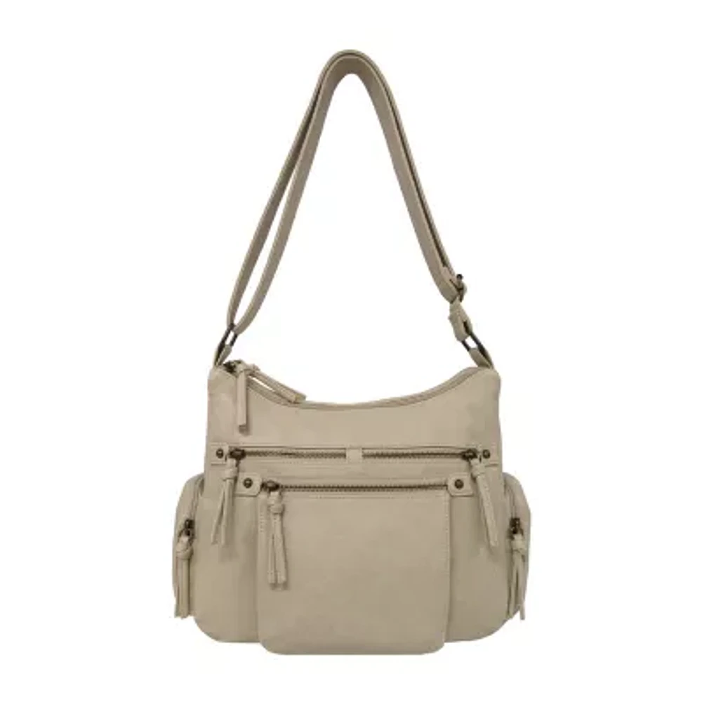 Bueno of California Top Zip Large Crossbody Bag