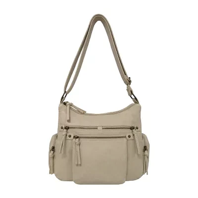 Bueno of California Top Zip Large Crossbody Bag