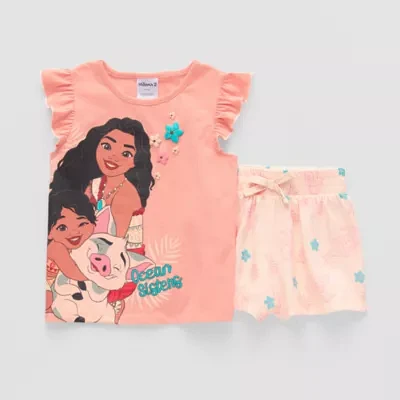 Toddler Girls 2-pc. Moana Short Set