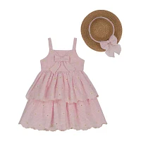 Blueberi Boulevard Toddler Girls Sleeveless 2-pc. Dress Set