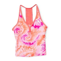 ZeroXposur Big Girls Tie Dye Tankini Set