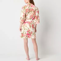 Ambrielle Womens Long Sleeve Length Robe