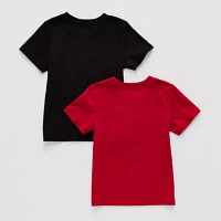 Okie Dokie Toddler & Little Boys 2-pc. Crew Neck Short Sleeve Graphic T-Shirt