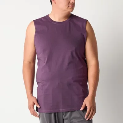 Xersion Xtreme Mens Big and Tall Sleeveless Muscle T-Shirt