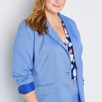 Liz Claiborne Womens Classic Fit Blazer Plus