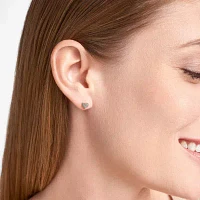 Sparkle Allure Diamond Accent 5.1mm Heart Stud Earrings
