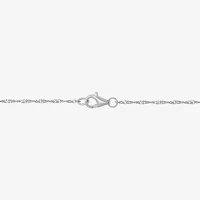 Diamonart Womens White Cubic Zirconia Sterling Silver Heart Pendant Necklaces