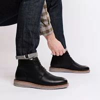 Vance Co Mens Stratton Flat Heel Chukka Boots