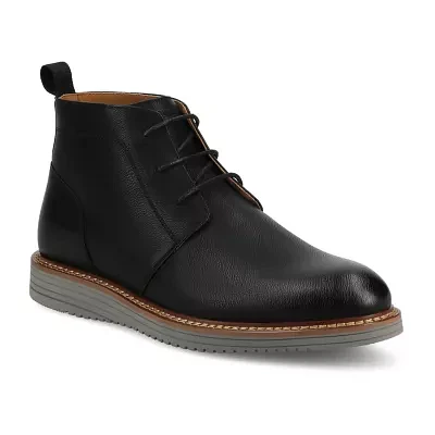 Vance Co Mens Stratton Flat Heel Chukka Boots