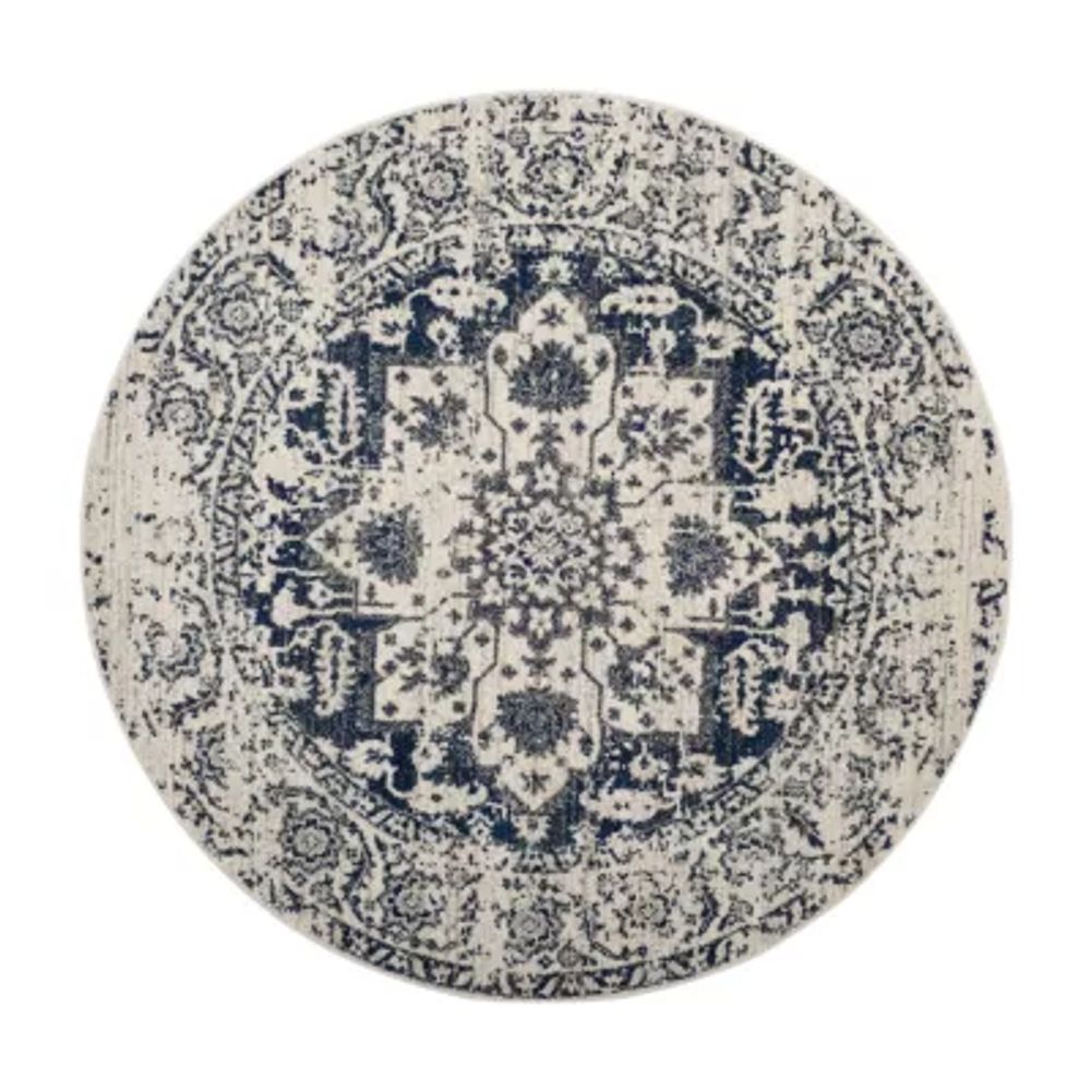 Safavieh Madison Collection Alene Oriental Round Area Rug