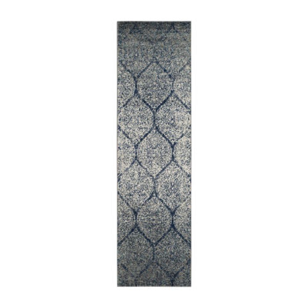 Safavieh Madison Collection Carmen Geometric Runner Rug