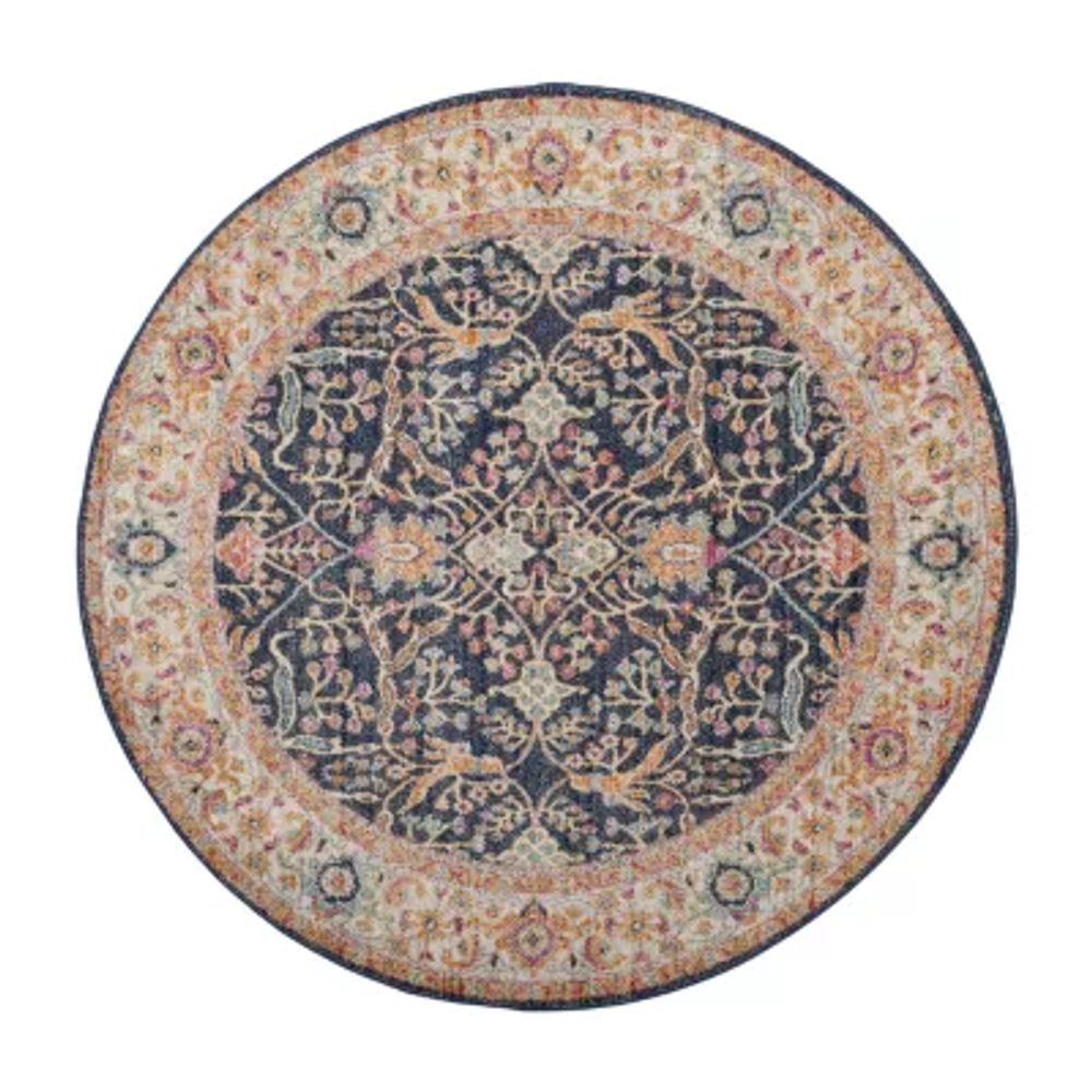 Safavieh Madison Collection Reno Oriental Round Area Rug