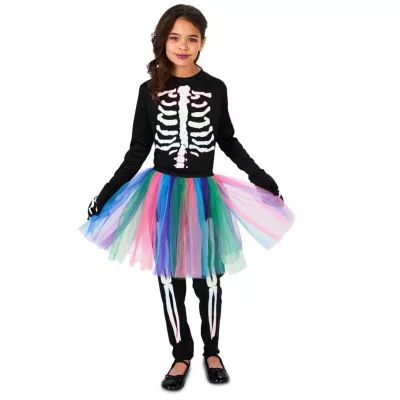 Skeleton Tutu Girls Costume