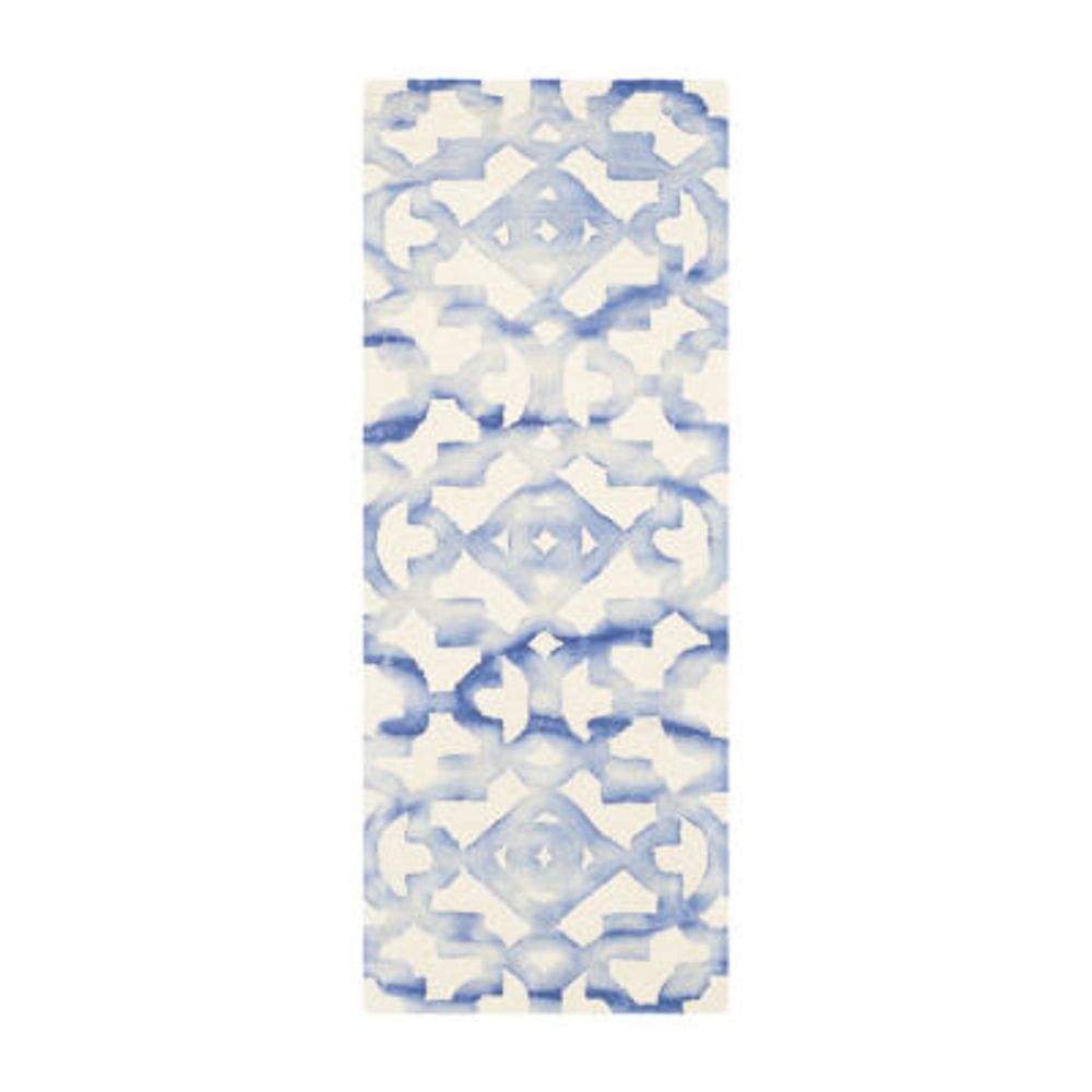 Safavieh Dip Dye Collection Joakim Geometric Runner Rug