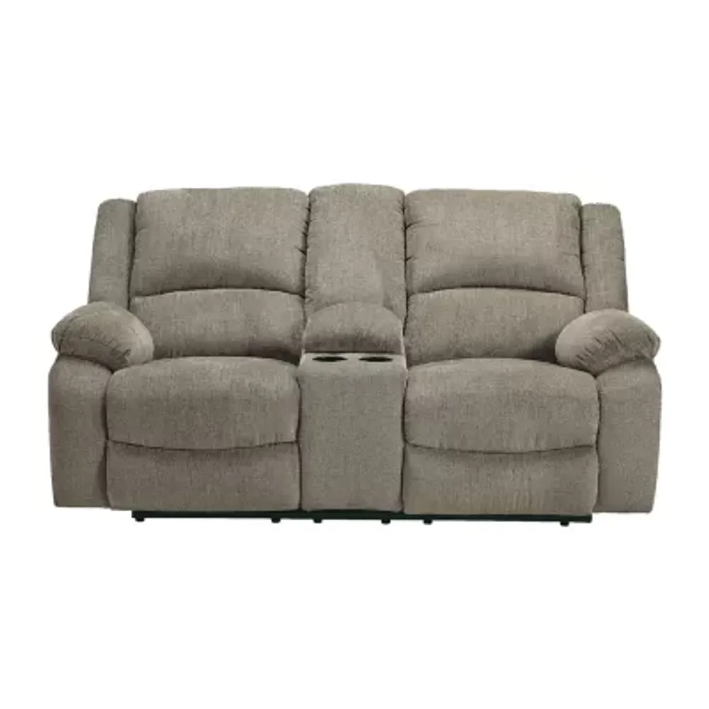 Signature Design by Ashley® Dryden Pad-Arm Reclining Loveseat