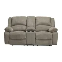 Signature Design by Ashley® Dryden Pad-Arm Reclining Loveseat