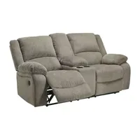 Signature Design by Ashley® Dryden Pad-Arm Reclining Loveseat