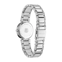 Citizen Womens Crystal Accent Silver Tone Stainless Steel Bracelet Watch Em0840-59n