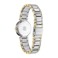Citizen Silhouette Crystal Womens Crystal Accent Two Tone Stainless Steel Bracelet Watch Em0844-58d