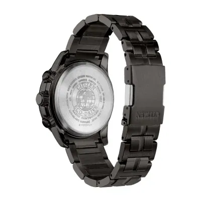 Citizen Mens Chronograph Gray Stainless Steel Bracelet Watch Cb5887-55h