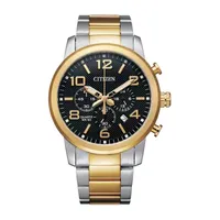 Citizen Quartz Mens Chronograph Two Tone Stainless Steel Bracelet Watch An8054-50e