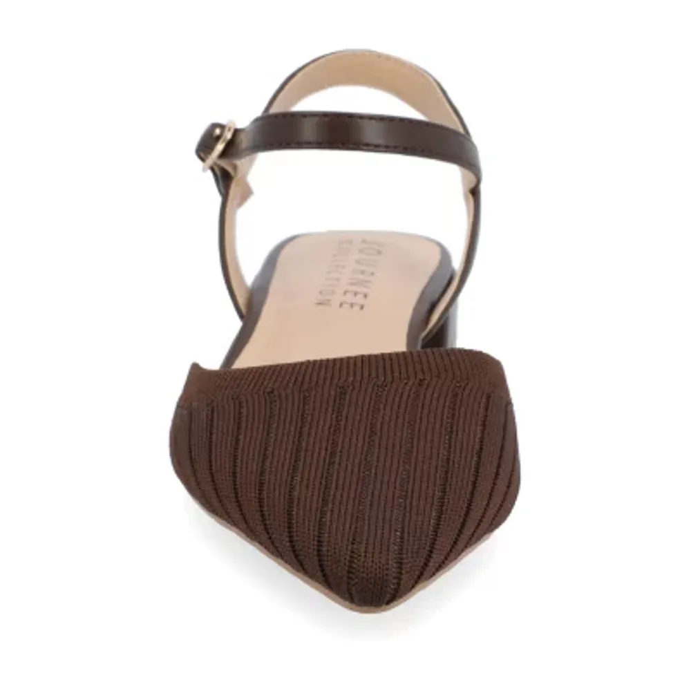 Journee Collection Womens Ansley Pointed Toe Ballet Flats