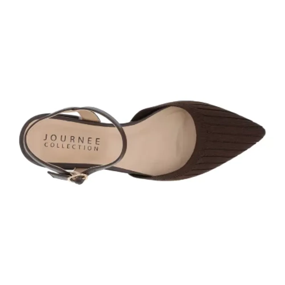 Journee Collection Womens Ansley Pointed Toe Ballet Flats