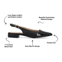 Journee Collection Womens Bertie Pointed Toe Ballet Flats