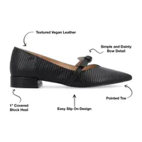 Journee Collection Womens Cait Pointed Toe Ballet Flats