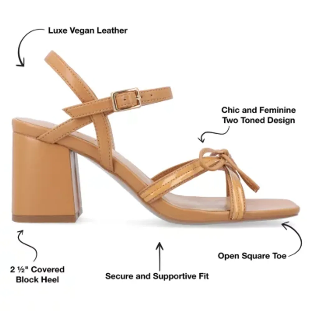 Journee Collection Womens Issmia Heeled Sandals