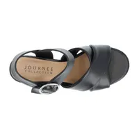 Journee Collection Womens Akeely Heeled Sandals