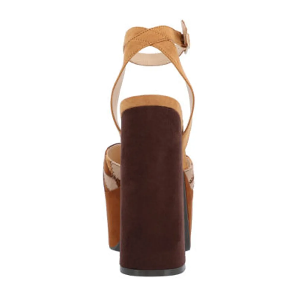 Journee Collection Womens Asherby Heeled Sandals