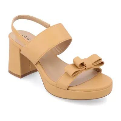 Journee Collection Womens Brookan Heeled Sandals