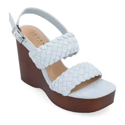 Journee Collection Womens Ayvee Wedge Sandals