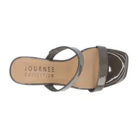 Journee Collection Womens Clover Wedge Sandals