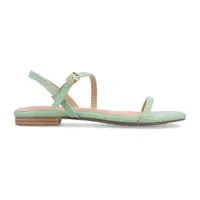 Journee Collection Womens Crishell Flat Sandals