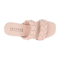 Journee Collection Womens Kyaa Heeled Sandals