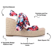 Journee Collection Womens Surria Wedge Sandals