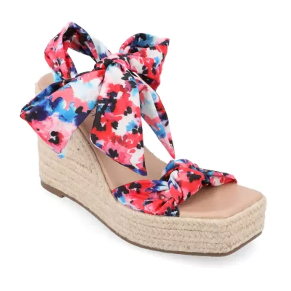 Journee Collection Womens Surria Wedge Sandals