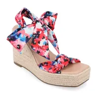 Journee Collection Womens Surria Wedge Sandals