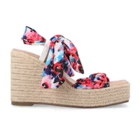 Journee Collection Womens Surria Wedge Sandals