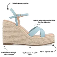 Journee Collection Womens Raniya Wedge Sandals