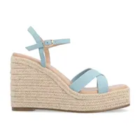 Journee Collection Womens Raniya Wedge Sandals