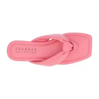 Journee Collection Womens Ares Flat Sandals