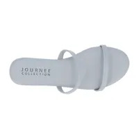 Journee Collection Womens Adyrae Flat Sandals