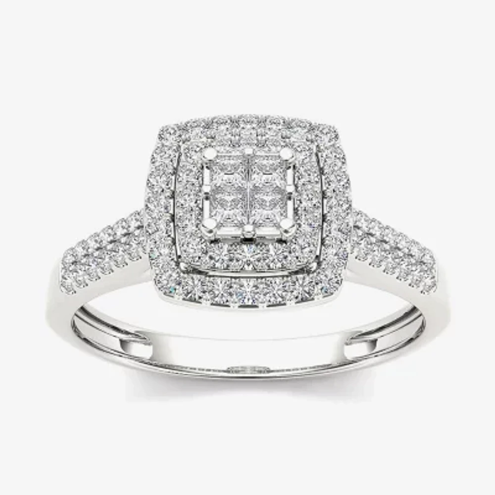 1/2 CT.T.W. Natural Diamond 14K  Gold Engagement Ring