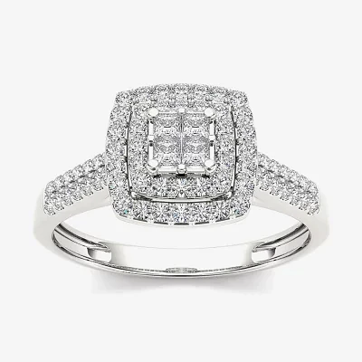 1/2 CT.T.W. Natural Diamond 14K  Gold Engagement Ring